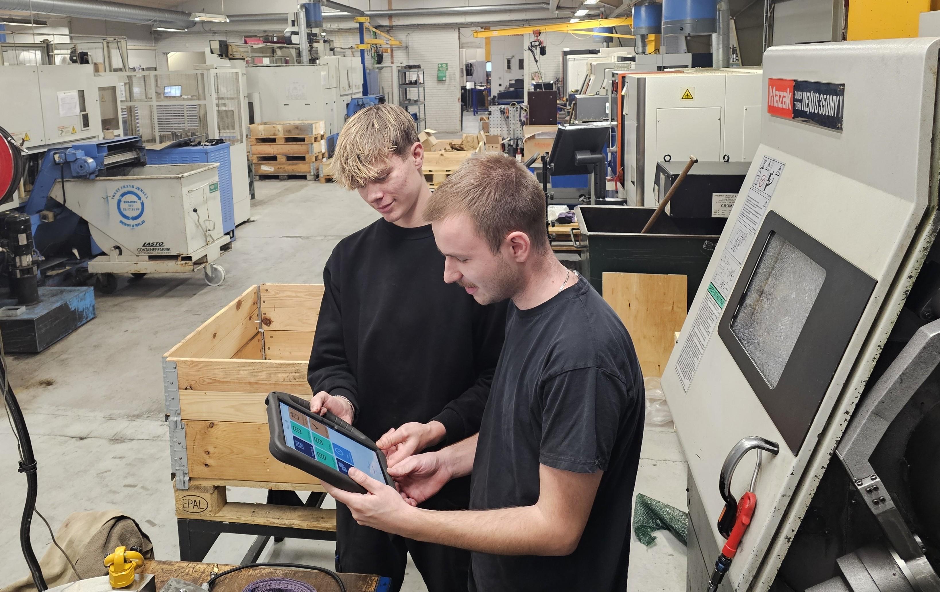 Medarbejdere hos MK Production.